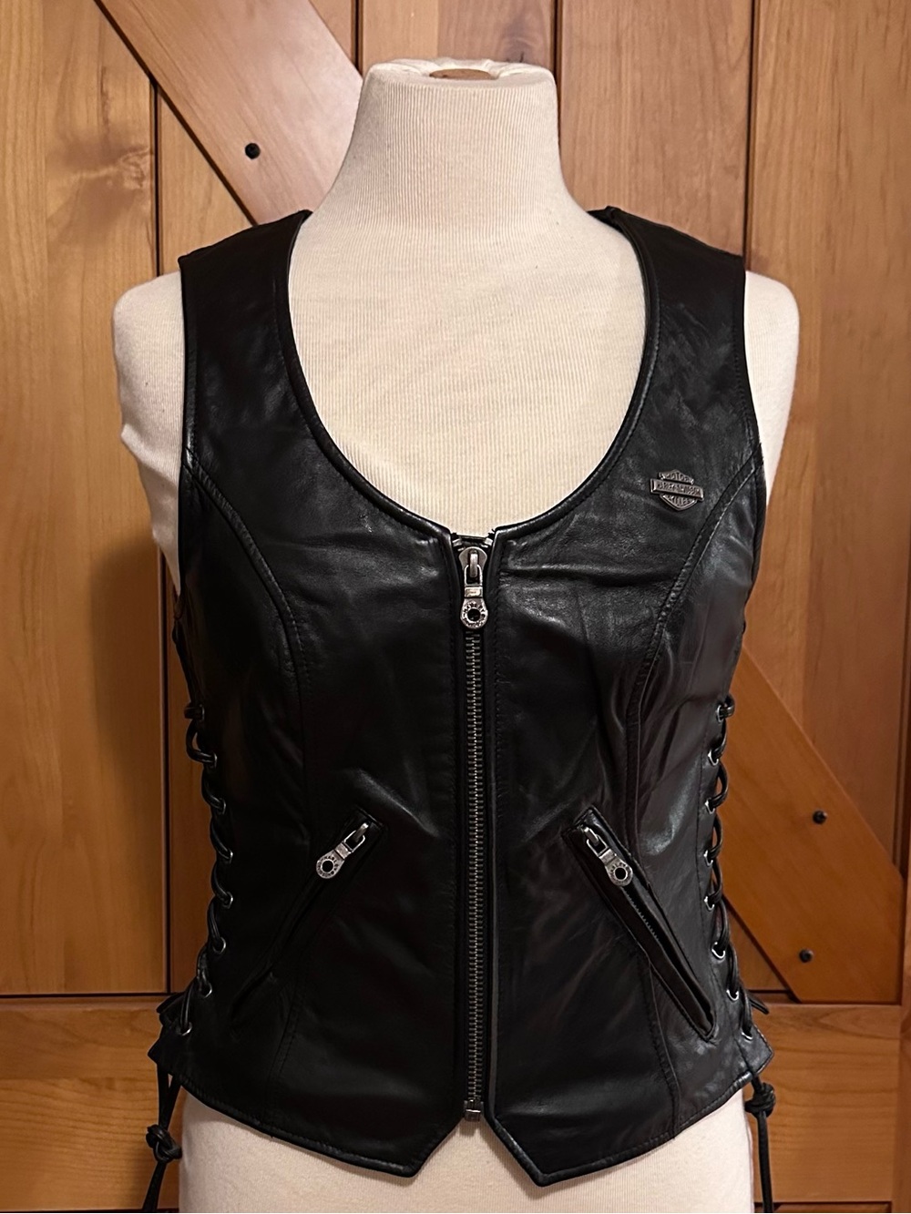 Women’s Harley Davidson Vintage Vest EUC